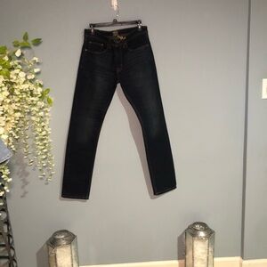 True Craft Men's Dark Wash Straight Jeans